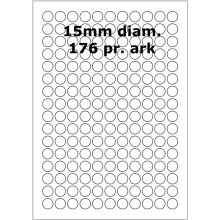 100 ark 31800045 Runde / Ovale Papir Labels