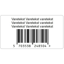 Stk. 64x34-PRN04 Varemærkning