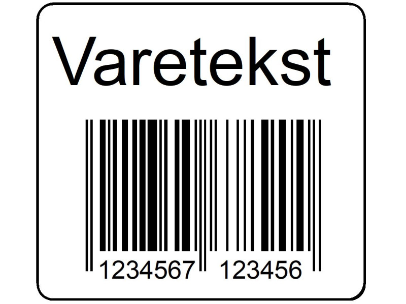 stk 28x25HA-PRN15 Varemærkning