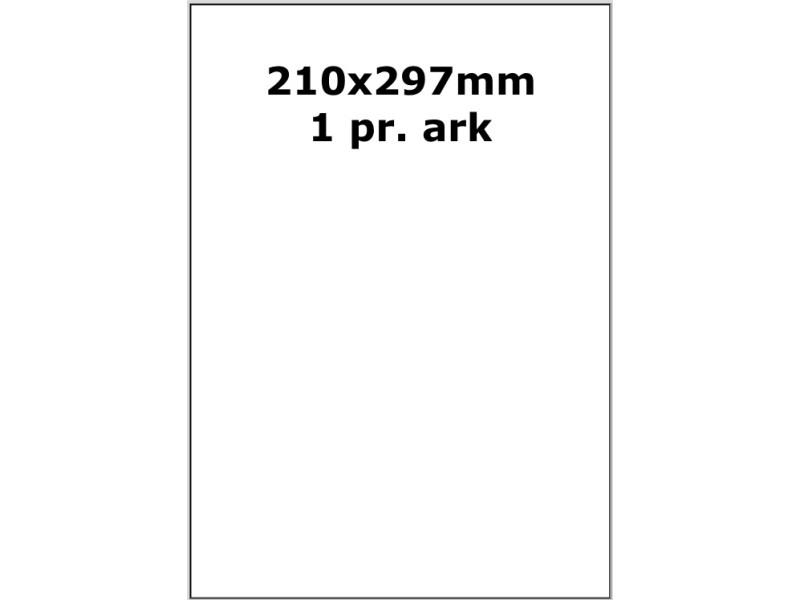 1 ark WP-A-PRØVE Materiale Prøver