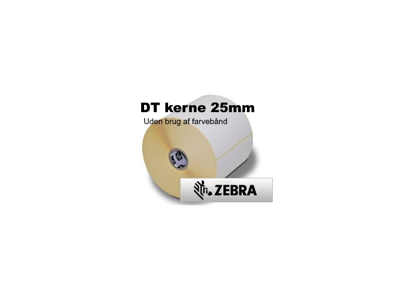 12 ruller 102R38DT5-25Z Hvid DT Kerne 25mm