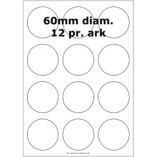 100 ark 60ARMT3-25 Transparente Mat