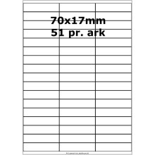 25 ark 70A17MT3-25 Transparente Mat