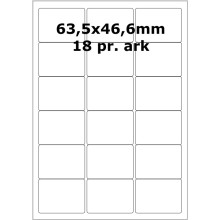 25 ark 63A46MT3-25 Transparente Mat