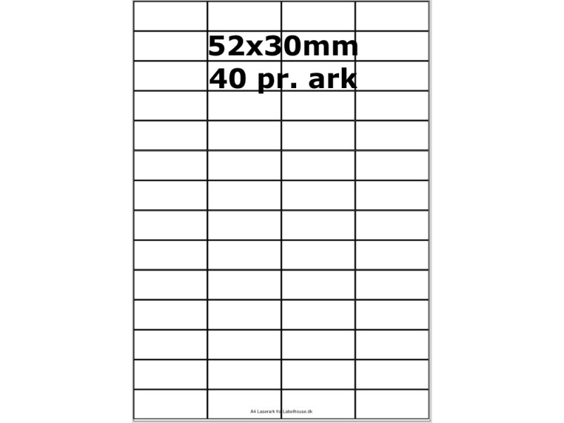 25 ark 52A30MT3-25 Transparente Mat