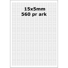25 ark 15A5MT3-25 Matt transparent