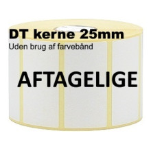 3 ruller 36R13DT3-25HA Aftagelige Labels kerne 25