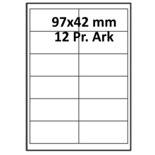 100 ark 97A42GPP3 Højglans Papir Inkjet Printer Bredde +91mm