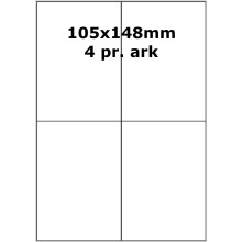 100 ark 105A148RP3 Dæk Labels A4