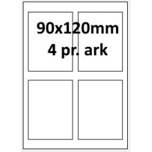 25 ark 90A120GPP3-25 Højglans Papir Inkjet Printer Bredde 61-90mm