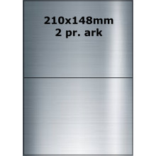 25 ark 210A148SP1-25 Sølvpolyester Bredde + 91mm