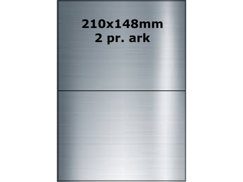 25 ark 210A148SP1-25 Sølvpolyester Bredde + 91mm