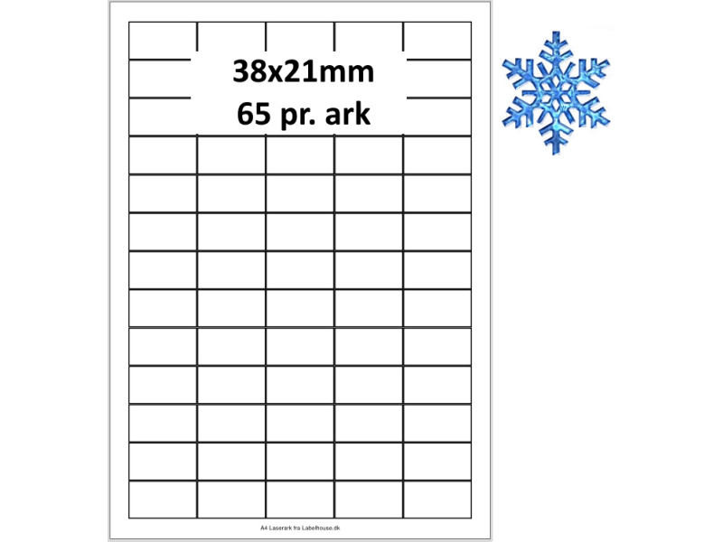 100 Ark 38A21PPTK3 Dybfrost Labels 100 Ark 38A21PPTK3 Dybfrost Labels