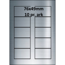 25 ark 76A49SP1-25 Sølvpolyester Bredde 61-90mm