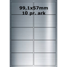 25 ark 99A57SP1-25 Sølvpolyester Bredde + 91mm