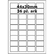 100 ark 44A30H1 Hvid papir Bredde 31-60mm