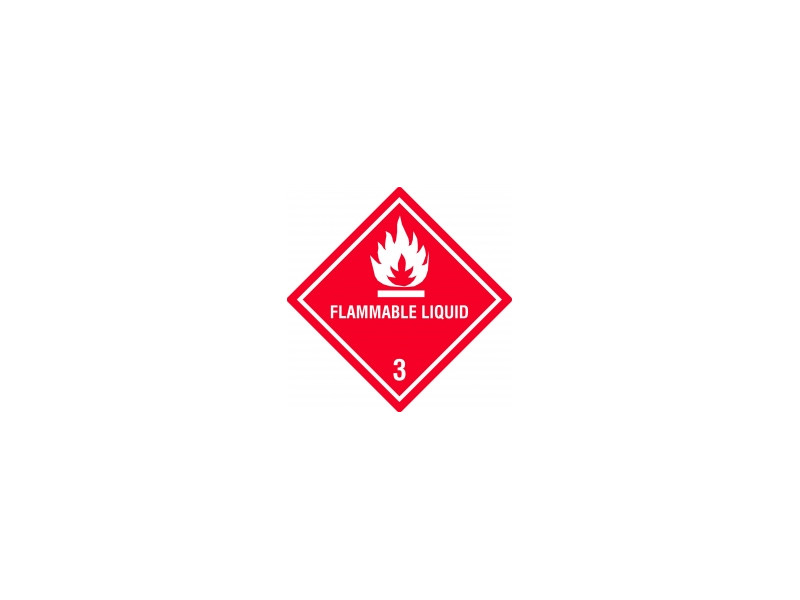 1 rulle HM3-100-PZV Brandbare væsker m/tekst