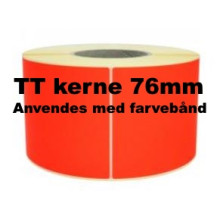 1 rulle 100R150TT3-76R Røde Papir Labels TT 76