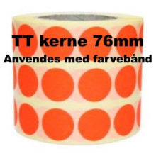 1 rulle 15RRTT3-76R Røde Papir Labels TT 76