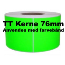 1 rulle 100R100TT3-76G Grønne Papir Labels TT 76