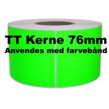 1 rulle 105R74TT3-76G Grønne Papir Labels TT 76