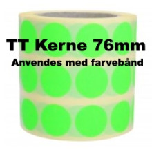 1 rulle 40RRTT3-76G Grønne Papir Labels TT 76