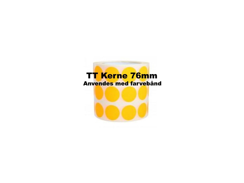 1 rulle 15RRTT3-76O Orange Papir Labels TT 76