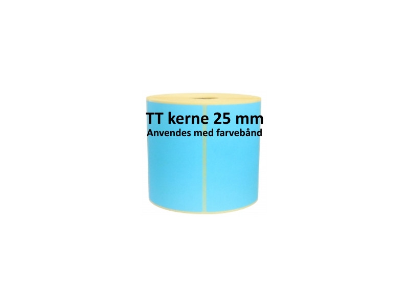 1 rulle 100R50TT3-25B Blå Papir Labels TT 25