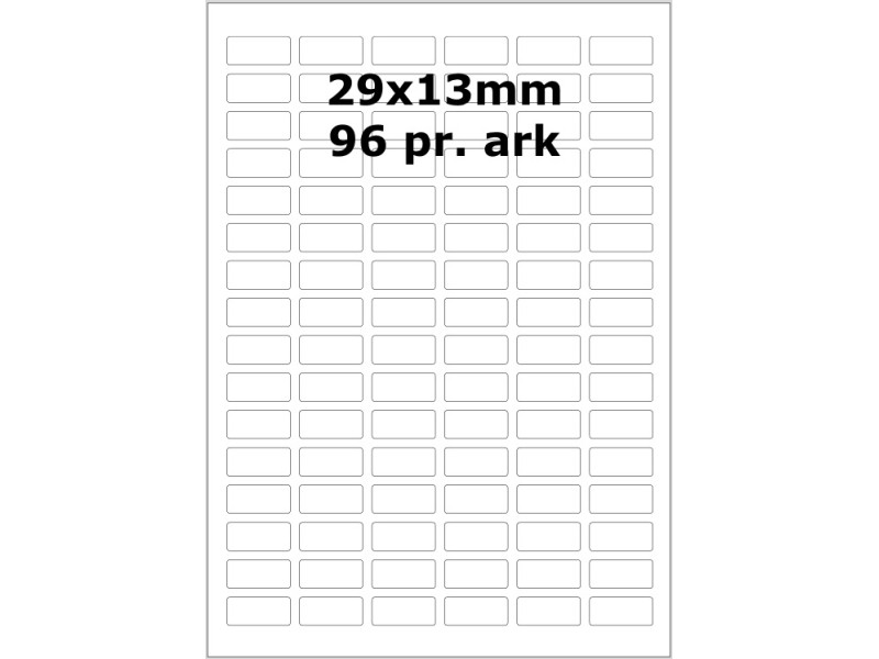 25 ark 29A13LC1 Højglans Papir Laser Printer Bredde 00-30mm