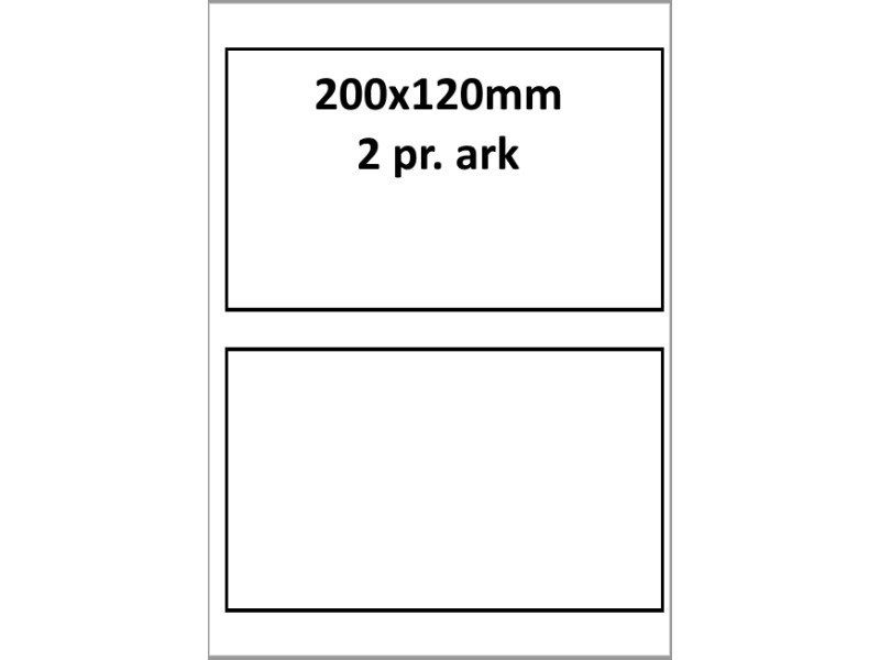 25 ark 200A120GPP1 Højglans Papir Inkjet Printer Bredde +91mm