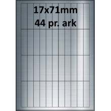 25 ark 17A71SP1-25 Sølvpolyester Bredde 00-30mm