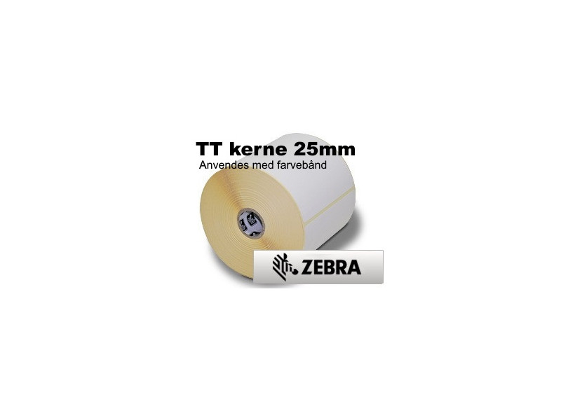 12 ruller 102R25TT5-25Z Hvid TT Kerne 25mm