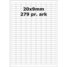 110 ark D2009S Hvid papir Bredde 00-30mm