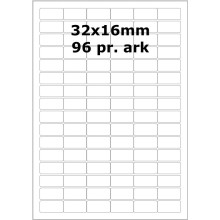 100 ark 31800015 Hvid papir Bredde 31-60mm