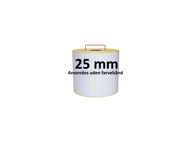 1 rulle 38R25DTU3-25H Hvid DT Kerne 25mm 1 rulle 38R25DTU3-25H Hvid DT Kerne 25mm