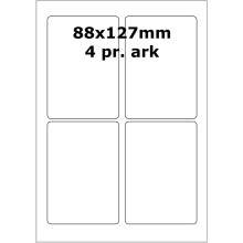 110 ark D88127S Hvid papir Bredde 61-90mm