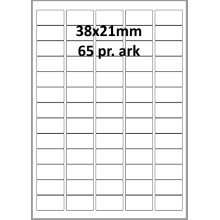500 ark 727806.5048 Hvide Papir Labels -Volume køb