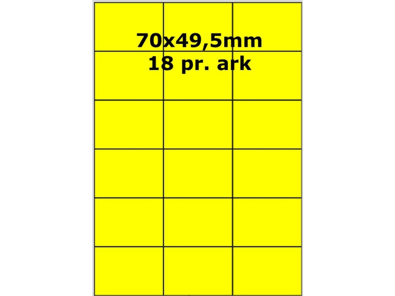 50 ark 70x50-3-PY PolyFast