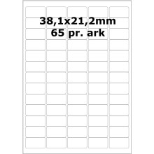 110 ark D7651S Hvid papir Bredde 31-60mm